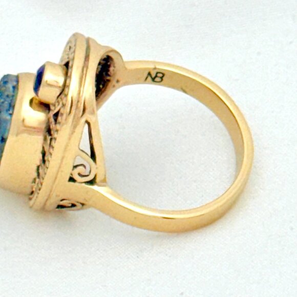 Nicky Butler Bronze Druzy and Amethyst Ring - Size 11 - Picture 7 of 11